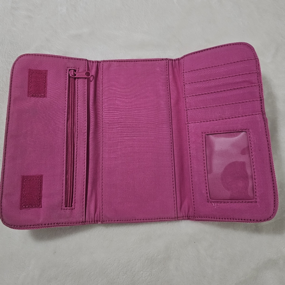 Roxy Y2K Style Bright Color Bold Pattern Long Wallet Like New - Picture 8 of 10